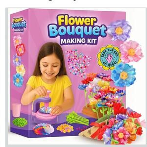 Flower Bouquet Making Kit Toy for Kids Arts and Crafts